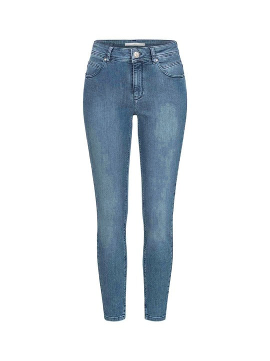 High waist jeans - blue denim 