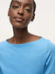 U-Bootshirt Hanf 3/4 Arm - blue sea