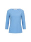 U-Bootshirt Hanf 3/4 Arm - blue sea