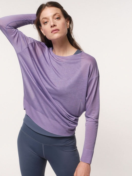 Fledermausshirt-lilac