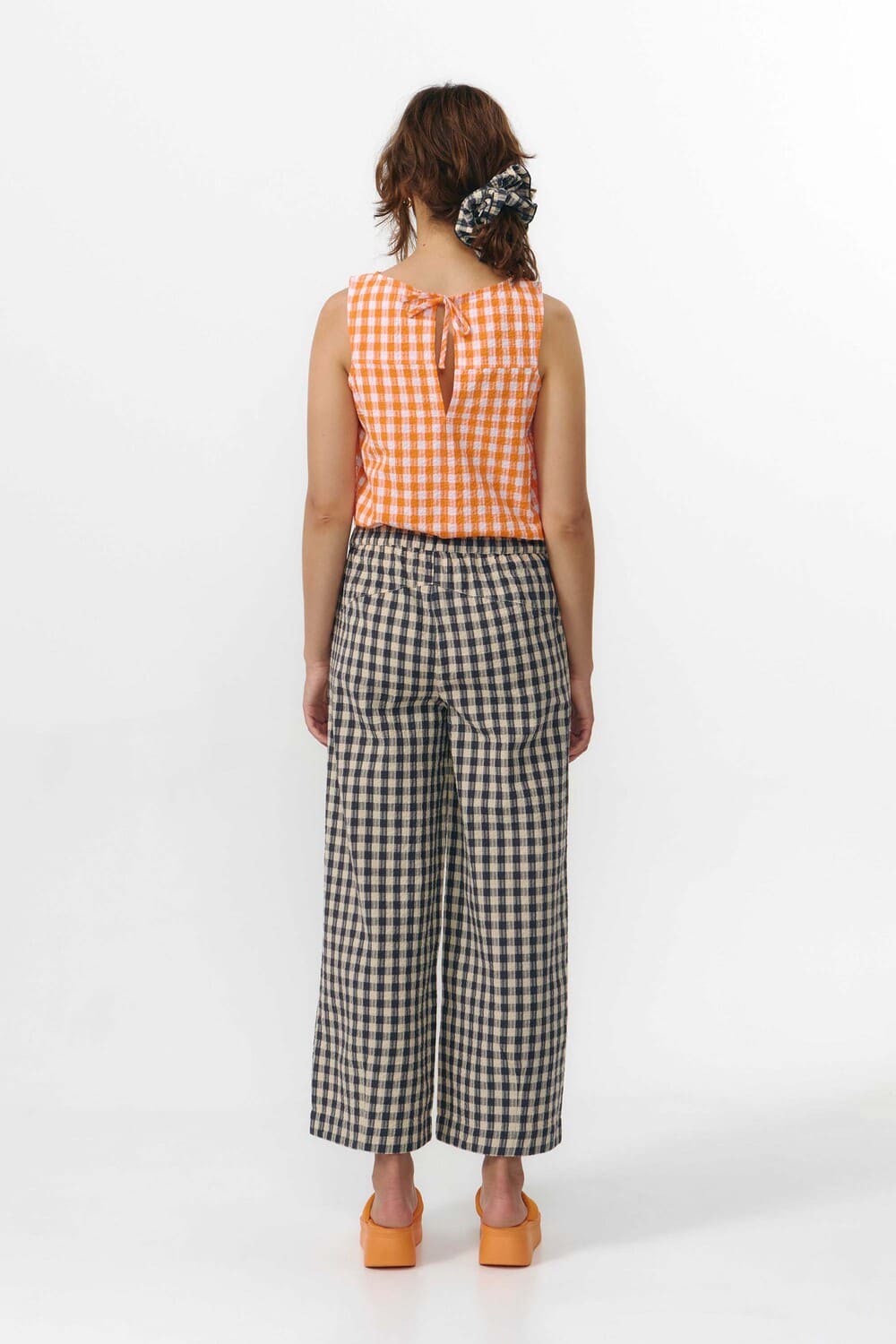 Pants SANTA - grey check