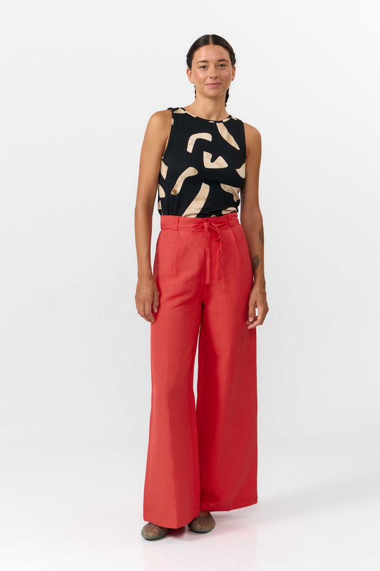 Pants RAMALA - red
