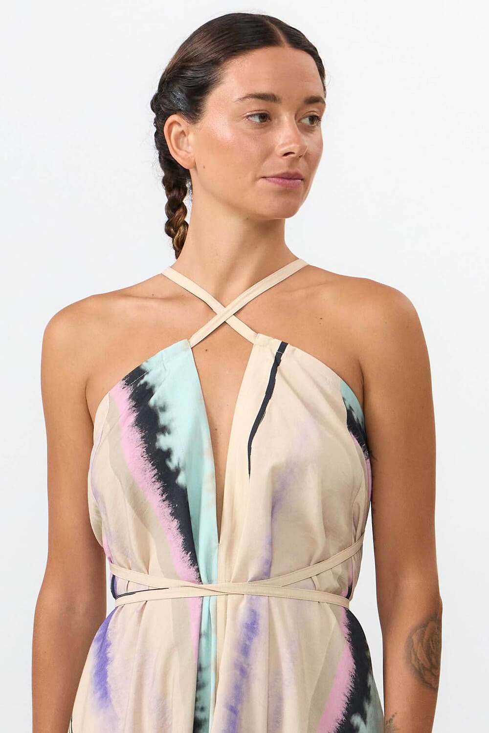 MP DRESS LONG MODAL - PRINT ONES