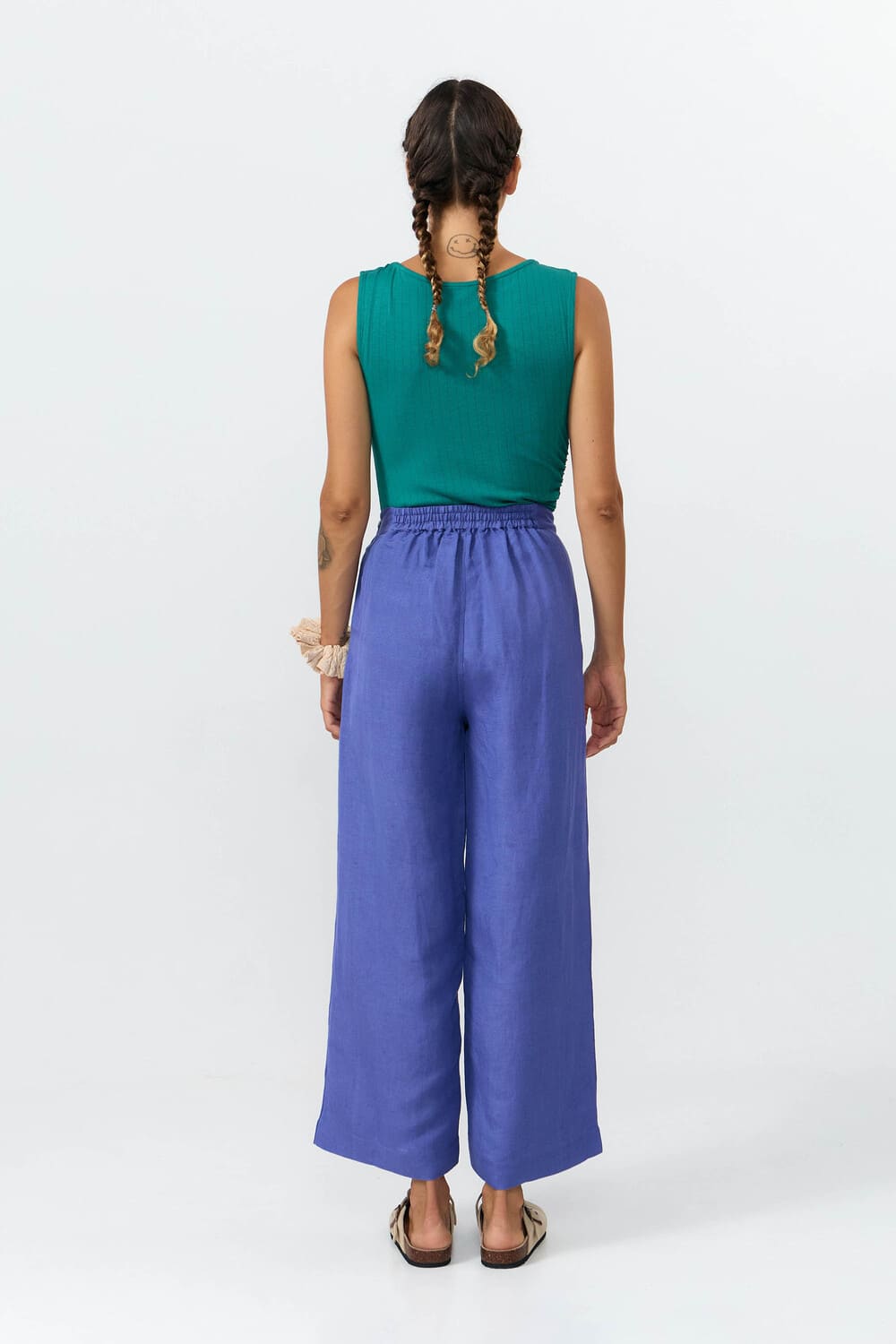 Pants HATTA - mid blue