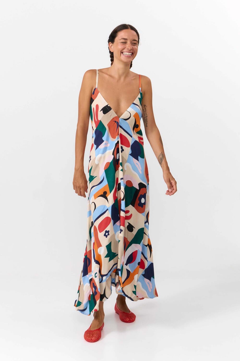 MP DRESS VISCOSE- PRINT CRUISE