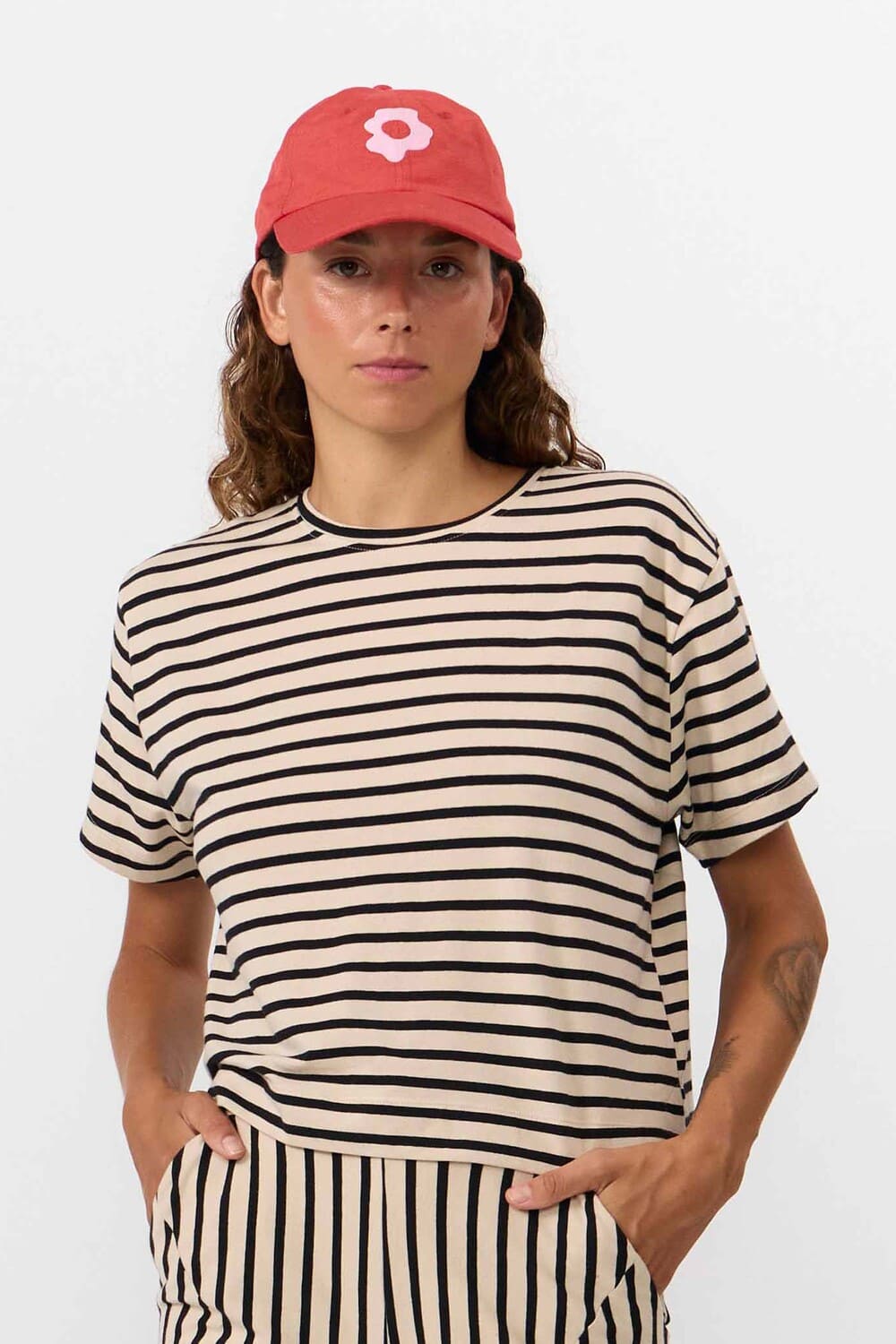Shirt ISQUIA - black stripes