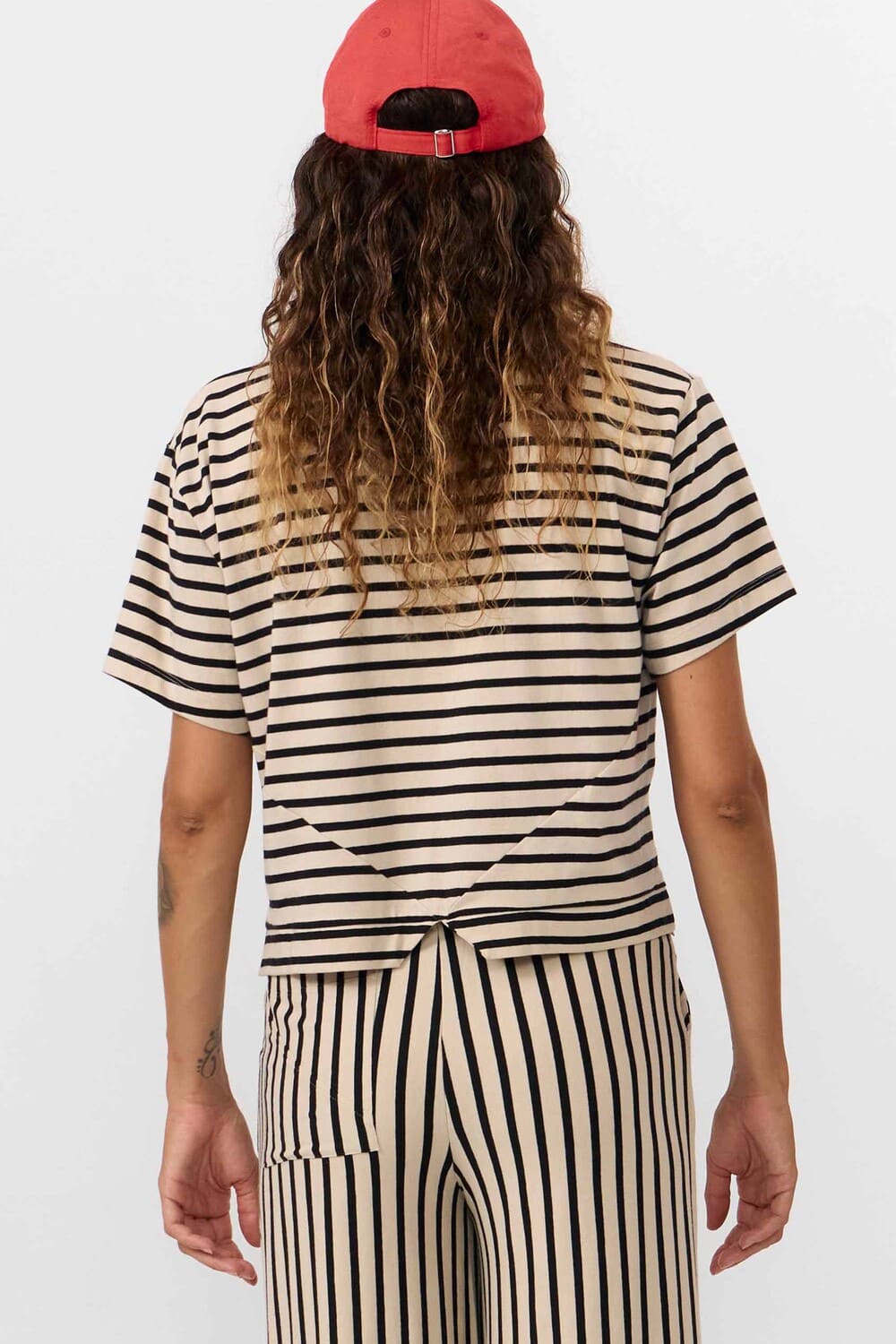 Shirt ISQUIA - black stripes