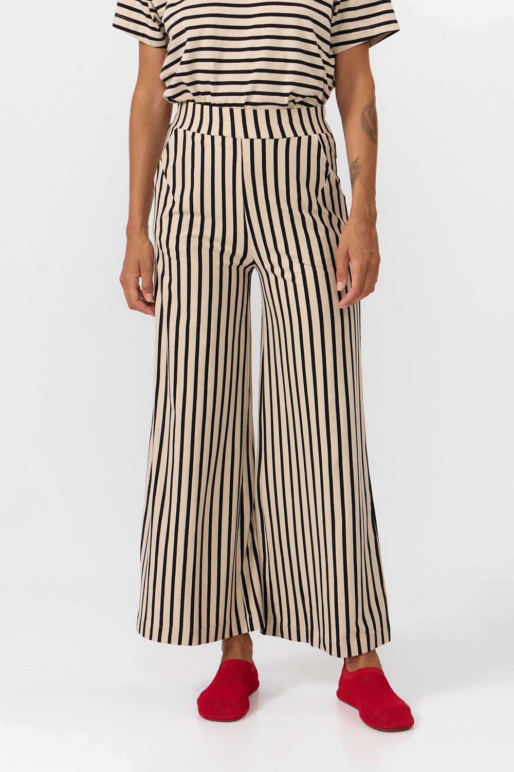 Pants PALAU - black stripes