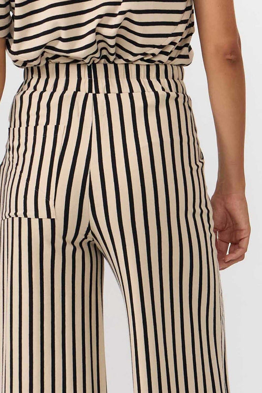 Pants PALAU - black stripes
