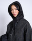 Hoodie Scarf NIRA - black