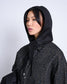 Hoodie Scarf NIRA - black