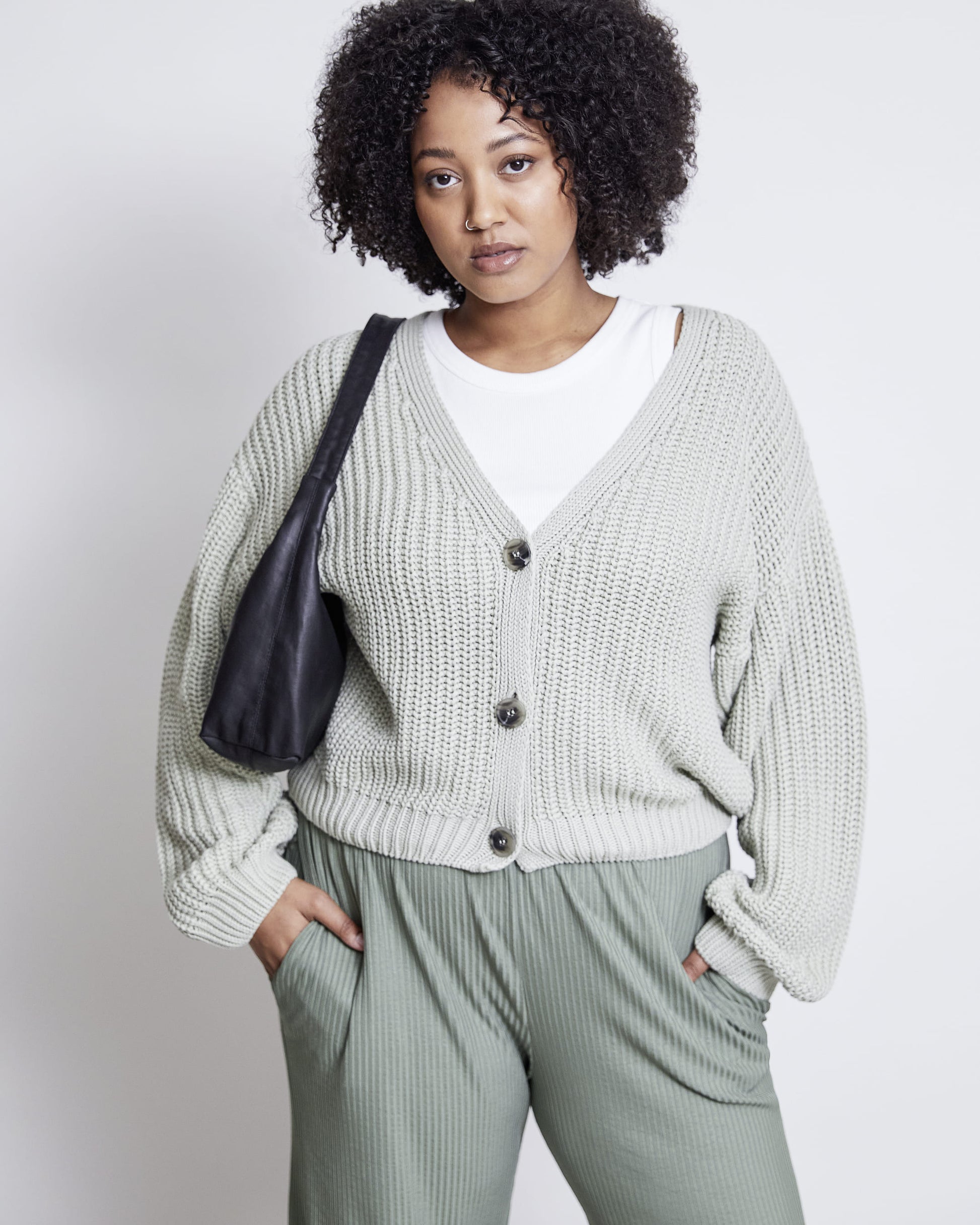 White knit jacket womens on sale