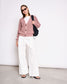 KNIT JACKET LENA - mauve