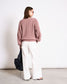 KNIT JACKET LENA - mauve