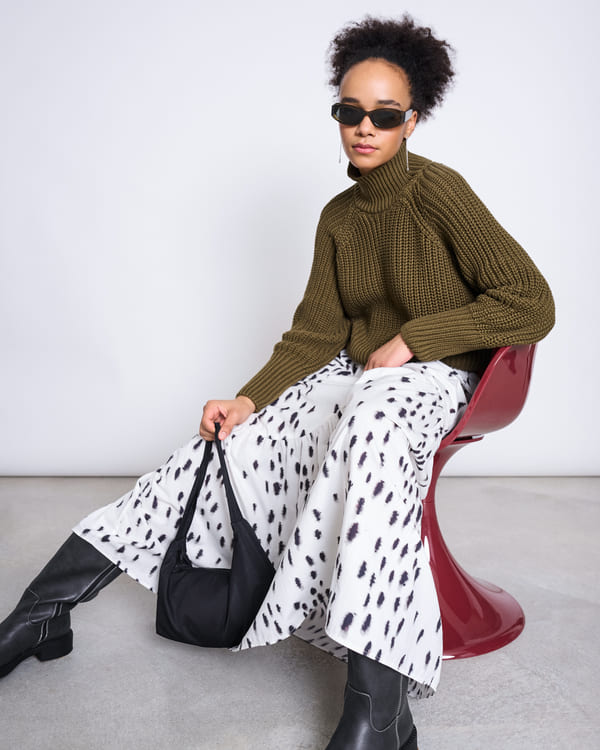 Jumper OLA - woody olive
