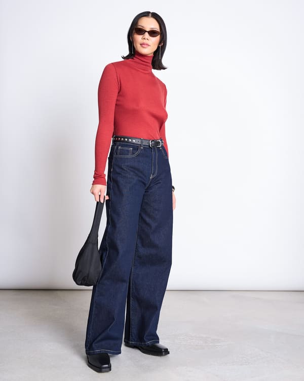 Longsleeve VELL - mid red