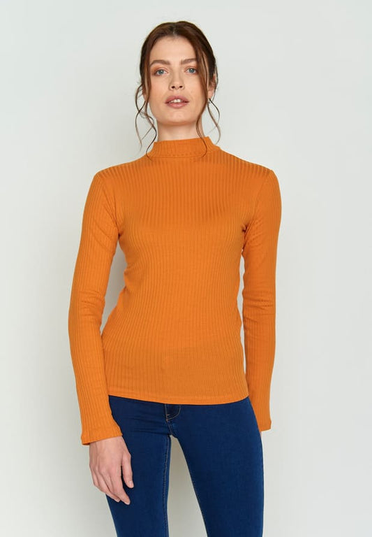Jumper FOLLOW - harvest gold