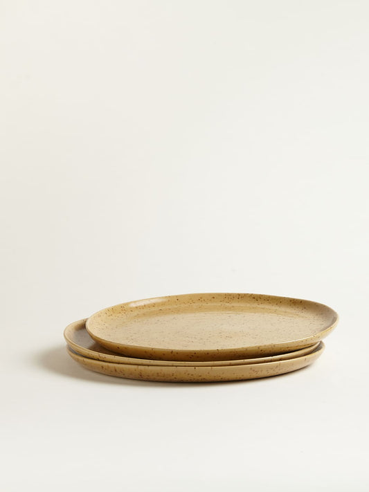 Large plate - mustard yellow 