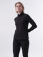Rollkragenshirt GOTS - black