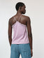 Top OCS mit grafischer Spitze-mauve