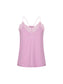 Top OCS mit grafischer Spitze-mauve