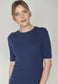 Rib Shirt LANE - twilight blue