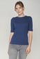 Rib Shirt LANE - twilight blue