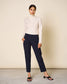 Pants STRAIGHT Neoprene - black