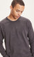 Rundhals-Pullover FIELD - black jet