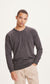 Rundhals-Pullover FIELD - black jet
