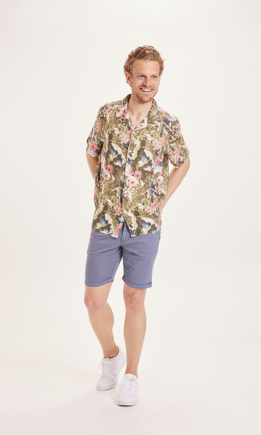 Shorts CHUCK Regular Chino Poplin - vintage indigo