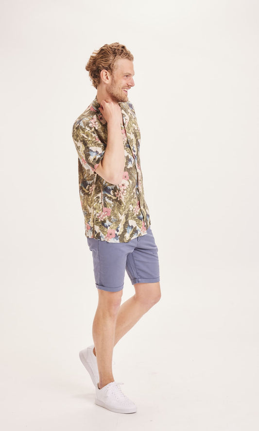 Shorts CHUCK Regular Chino Poplin - vintage indigo