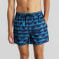 Swim Shorts SANDHAMN - waves - blue