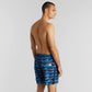 Swim Shorts SANDHAMN - waves - blue