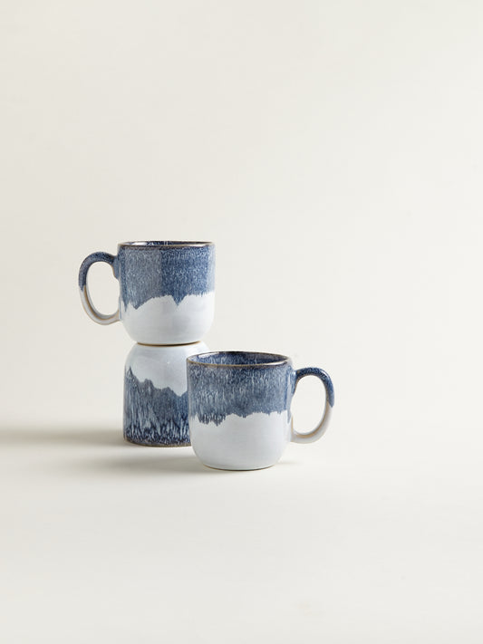 Cup - grey-blue dipped 