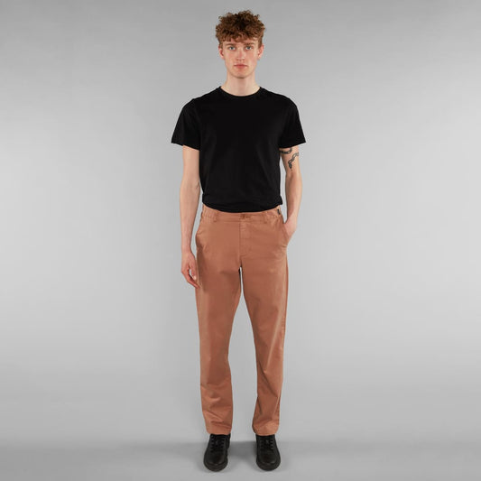 Chino trousers SUNDSVALL - wood brown