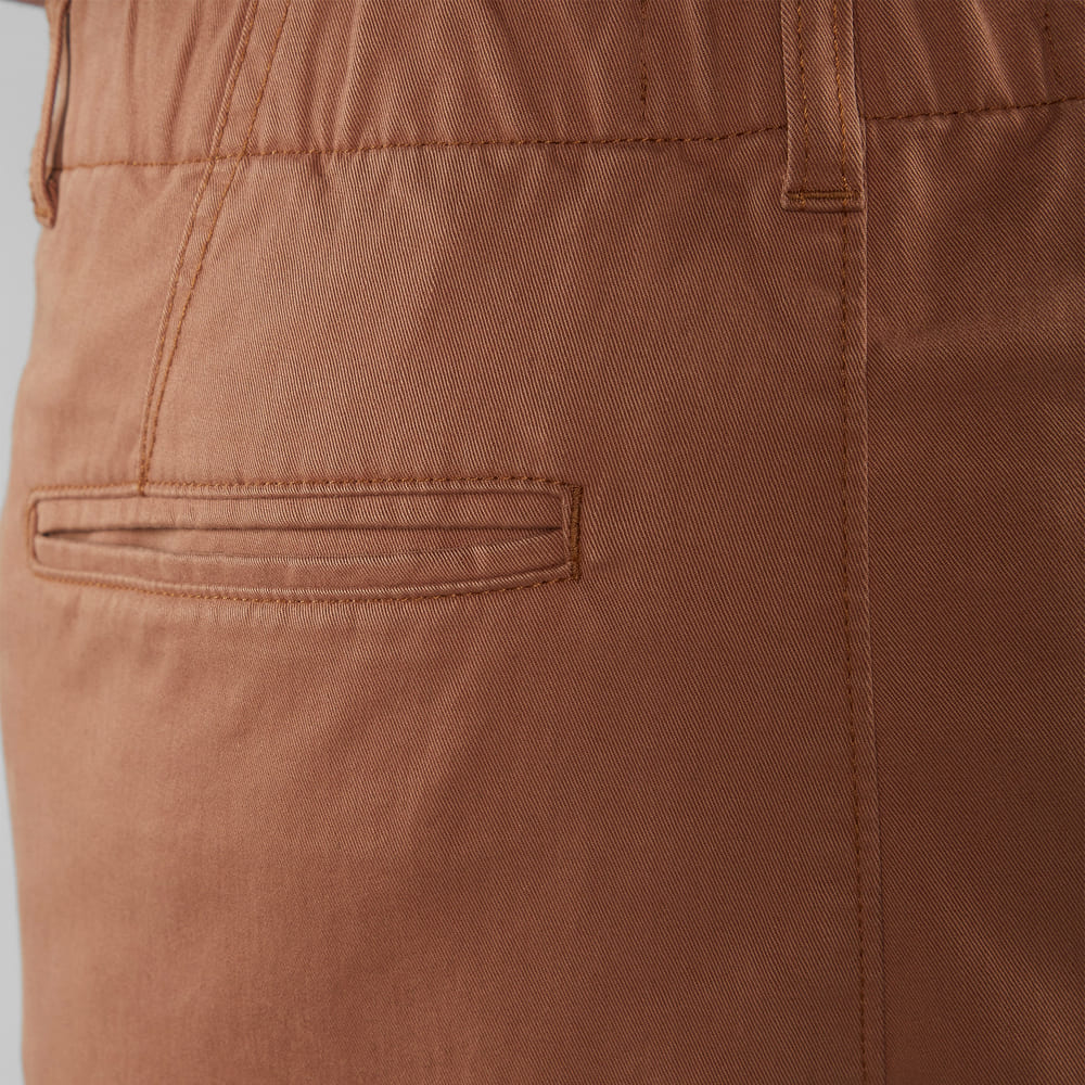Chino trousers SUNDSVALL - wood brown